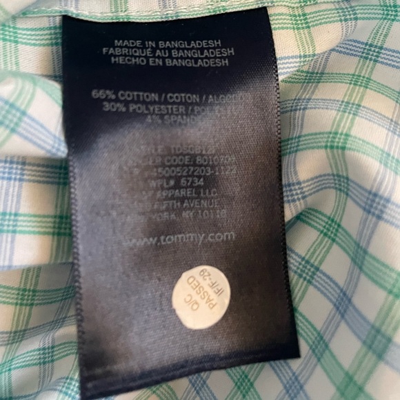 223. Tommy Hilfiger Boys Dress Shirt w/ Bow tie, Size 16, Worn once - Picture 5 of 5